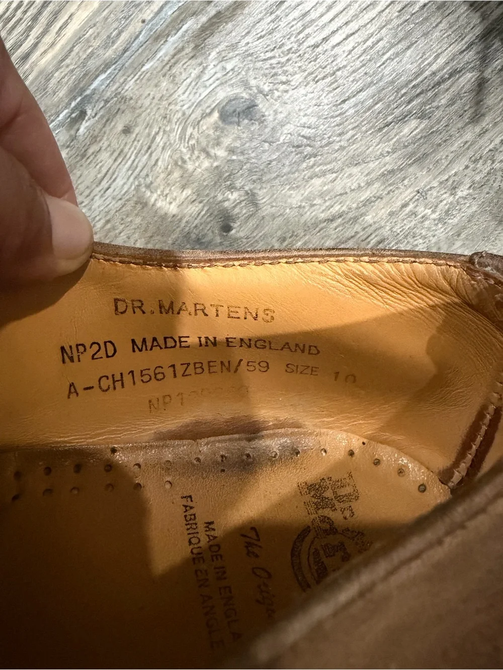 Dr. Martens Brown Leather 3-Eye Derby Shoes